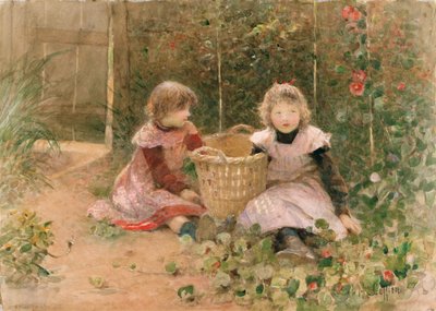 The Strawberry Patch by Hector Caffieri